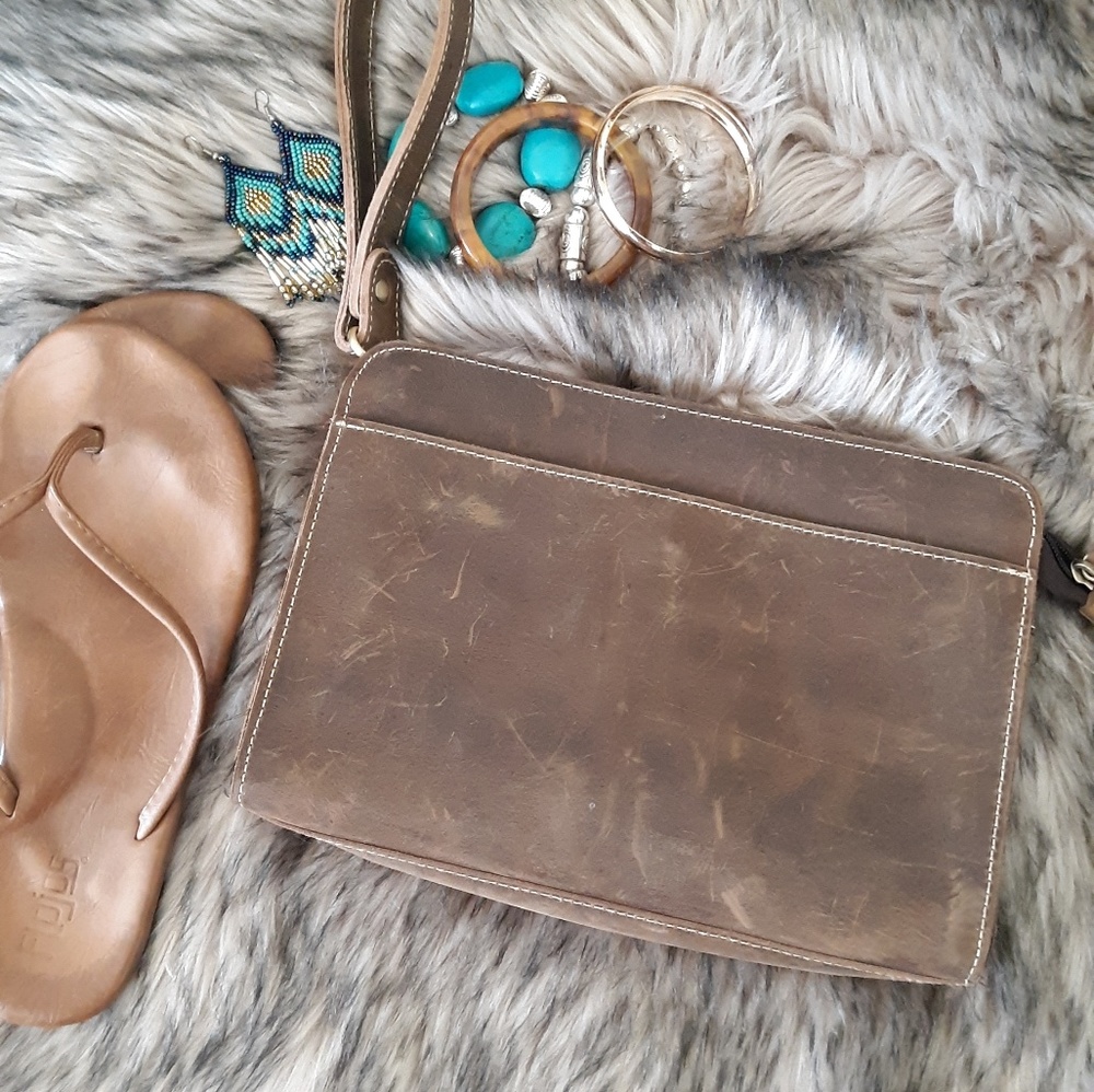 Gorgeous leather clutch